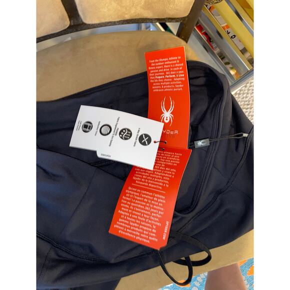 NWOT $88 Spyder Active Ladies XL STYLE #SP6005 Black Drawstring Pants Pockets - Picture 12 of 12